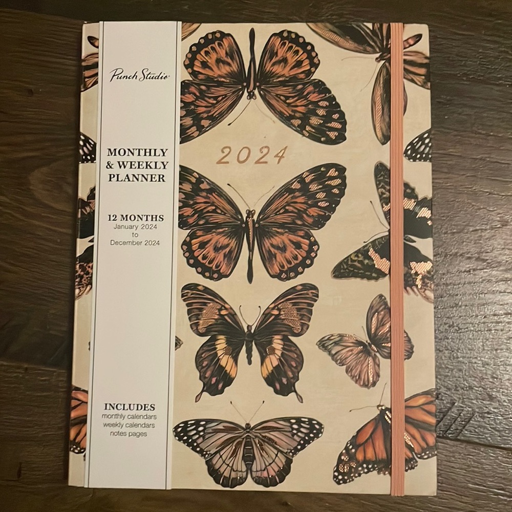 Monthly and weekly planner